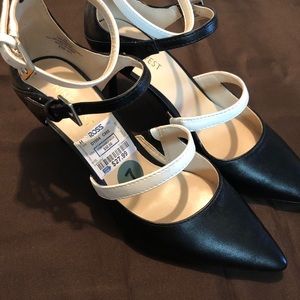 Black/White Nine West High Heels